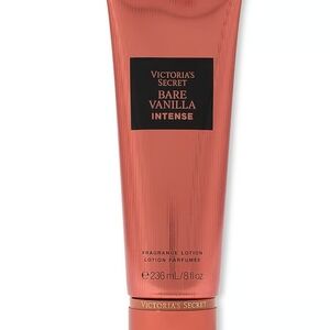 Victoria's Secret Bare Vanilla Intense Fragrance Lotion in Red